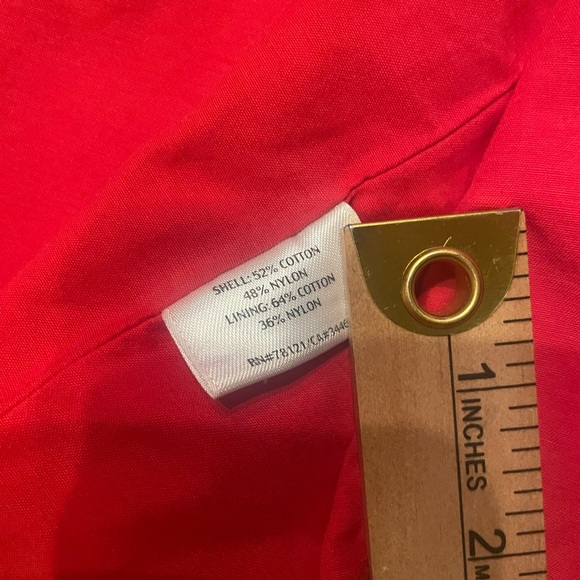 Eileen Fisher Vibrant Red Utility Jacket - Picture 8 of 10